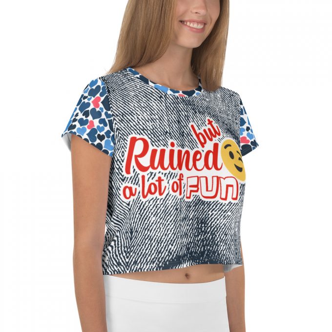 All-Over Print Crop Tee