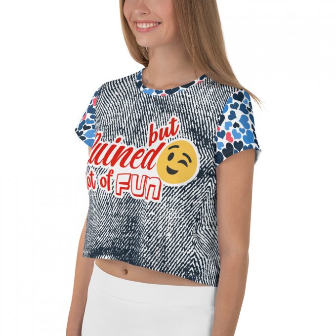 All-Over Print Crop Tee